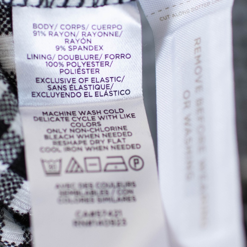 NWT Loft Tiered Gingham Dress - Picture 4 of 6